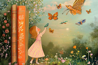 draw, illustrate and design anything including children books and covers