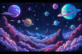 create high quality environment art, concept art, ,sci fi