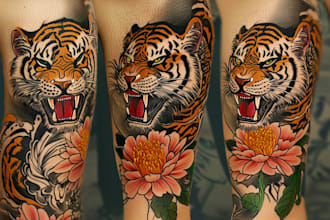 draw japanese traditional tattoo design