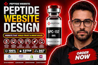 build an fda compliant peptide website and research peptide store on woocommerce