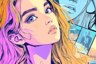 draw your story into comic, manga, or anime style
