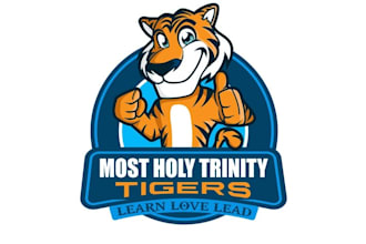 design creative holy trinity tiger logo
