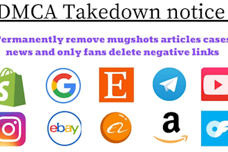 remove infringing defaming harassing mugshots article copyright leaked by dmca