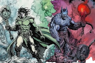 create comic book characters art comic book art cover design illustration