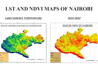 perform ndvi and lst analysis using satellite imagery