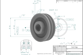 design 2d and 3d models for 3d printing using  siemens solid edge or fusion360