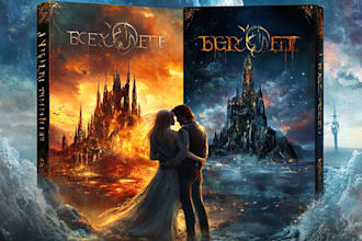 design fantasy, romance and sci fi book covers