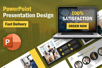 design or redesign powerpoint, powerpoint animation, powerpoint pitch deck, pptx