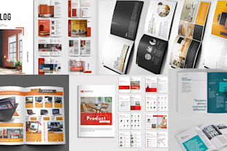 design product catalog catalogue brochure magazine layout lookbook brochure