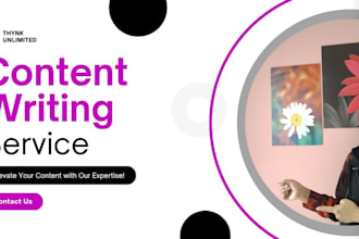 seo article writing, blog writing, or content writing