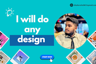 be your skillful graphic designer within 24 hours