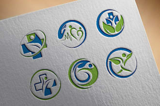 do  medical health wellness logo design