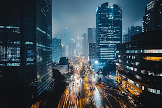 create concept art cyberpunk sci fi, futuristic city