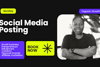 create 15 custom social media static graphics with captions and hashtags