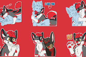 draw furry telegram stickers furry nsfw stickers discord animated gif sticker