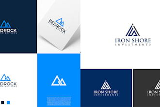 do unique wordmark typography logo design
