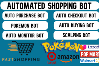 develop custom bots for popmart auto buying monitoring pokémon and auto purchase