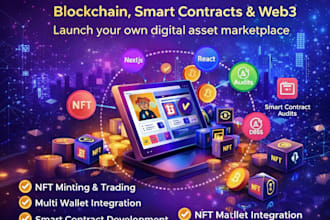 develop a custom nft marketplace on ethereum, polygon or bsc blockchain network