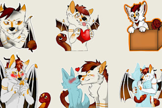draw nsfw stickers furry telegram sticker animated stickers