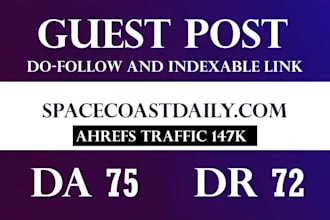 provide guest post on space coast daily and big news network