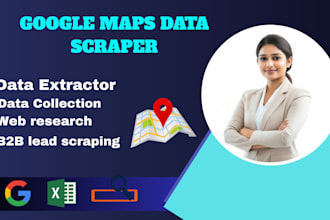 do scrape google maps for b2b leads emails and business data