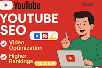 do youtube channel SEO and video optimization for top ranking on search result