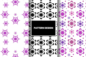 create seamless pattern design for fabric, textile etc