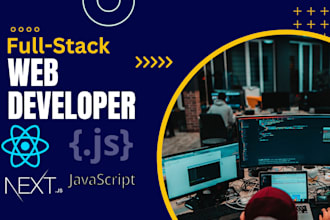 do website development and develop custom website as a full stack dev