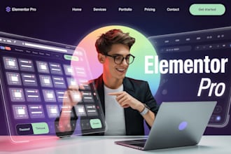 be your elementor expert to build wordpress elementor pro website