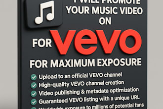 promote your music video on vevo for maximum exposure