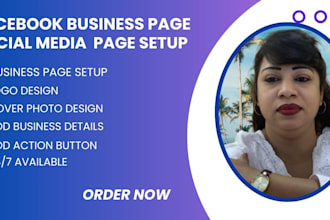 do face business page create and setup, social media page setup