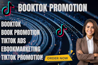 promote your book or ebook on my booktok tiktok account