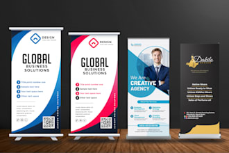 do roll up, pull up, backdrop, retractable, signage, billboard banner design
