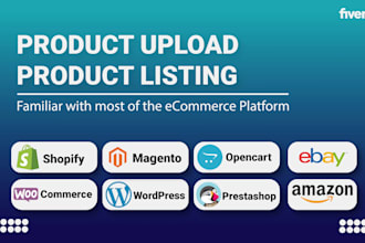 bulk import and export products on shopify, woocommerce, etsy, ebay, wayfair,wix
