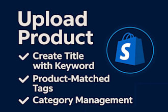 manually upload products with descriptions images variants