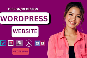 build a modern mobile responsive SEO ready wordpress site with elementor pro