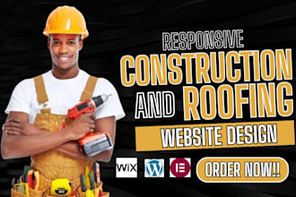 design construction website roofing website contractor website hvac website
