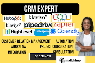 setup zoho zapier salesforce hubspot klaviyo  pipedrive gohighlevel notion crm