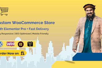 build a responsive woocommerce store with elementor pro