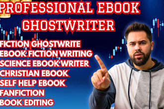 ghostwriter ebook fiction non fiction amazon KDP science novel ebook
