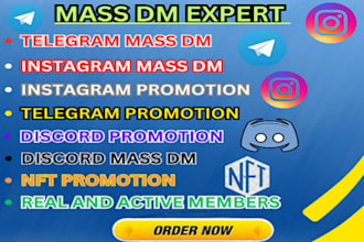 do instagram mass dm, mass dms, telegram mass dm, to get your target audience