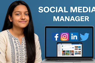 be your dedicated social media manager to grow your brand