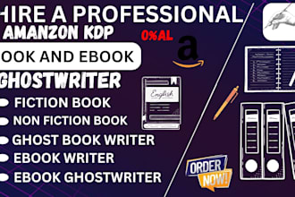 ebook ghostwrite fiction and nonfiction book of any genre ghost book writer