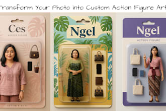 turn your photo into action figure with ai