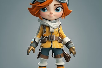 draw 2d game characters and game assets