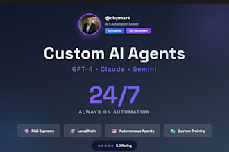 develop custom ai agents to automate your business