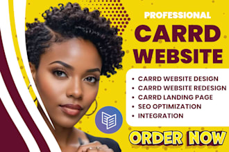 design carrd website design card website redesign carrd website landing page