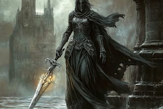 draw horror character illustration