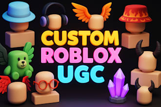 create custom roblox ugc accessories, models, and game assets
