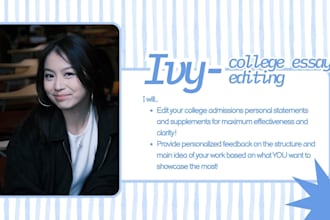 edit your college admissions essays